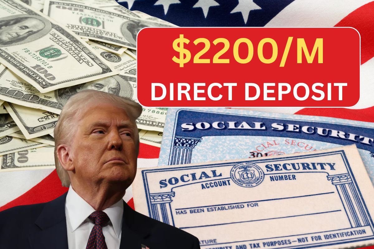$2,200 / M Direct Deposit By SSA In 2025